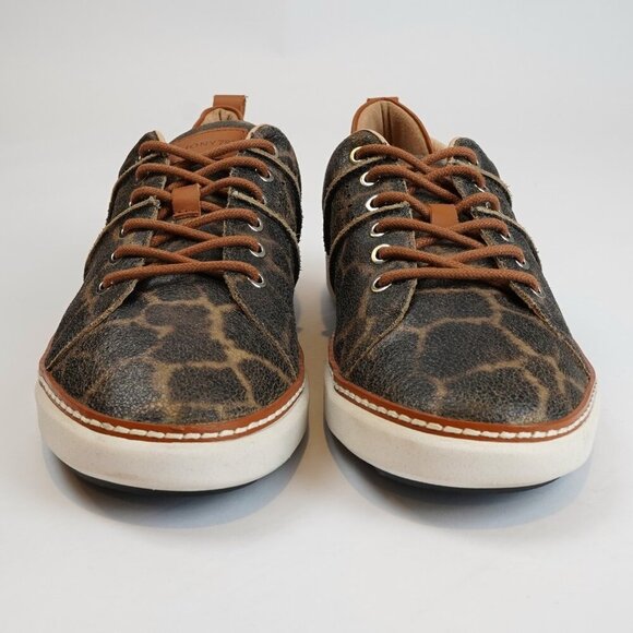 Harmony 783 Giraffe Print Leather Classic Walker Luxe Grounding Shoes - Size 9 - Picture 3 of 7